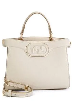 Dune Daily Embossed Logo Tote Bag - Cream