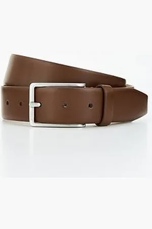 HUGO BOSS Erman-L 3.5Cm Formal Leather Belt- Brown