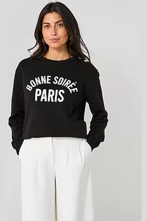 Very Paris Button Detail Sweatshirt