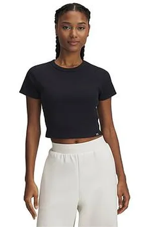 Under Armour Womens Training Rival Rib Baby T-Shirt - Black
