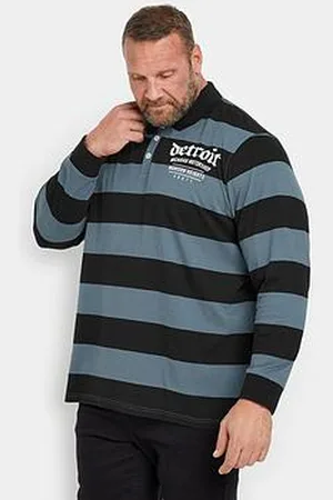 BAD RHINO Long Sleeve Rugby Polo Shirt