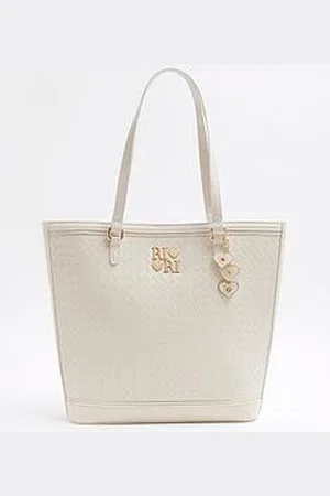 River Island Girls Faux Leather Weave Shoulder Bag