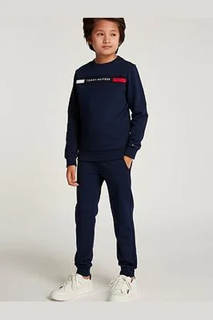 Tommy Hilfiger Boys Th Rib Insert Sweat Tracksuit Set
