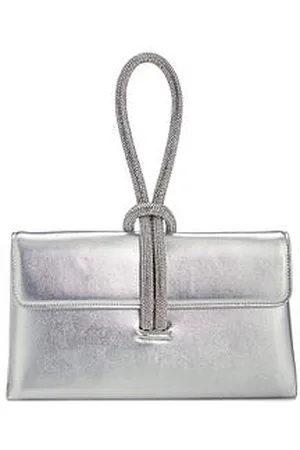 Dune Brynie Diamante Loop Handle Clutch Bag