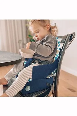 Dream Baby Portable Feeding Booster Seat - Navy Leaves