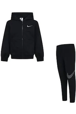 Nike Kids Girls Shine Hoody Legging Tracksuit