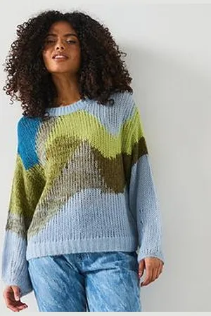 HUGO BOSS Funch Knitted Jumper - Blue