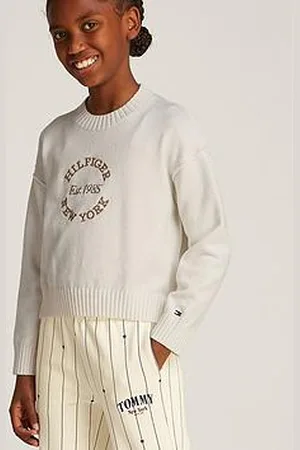 Tommy Hilfiger Girls New York Sweater - Ivory