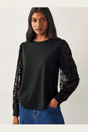 Monsoon Immy Interest Sleeve Top