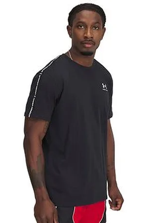 Under Armour Mens Training Icon Heavyweight Taping T-Shirt - Black