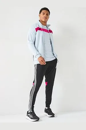 adidas Mens Tiro Essentials Tracksuit - /Pink