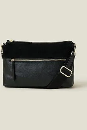 Accessorize Leather Webbing Cross Body