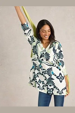 White Stuff Blake Linen Tunic