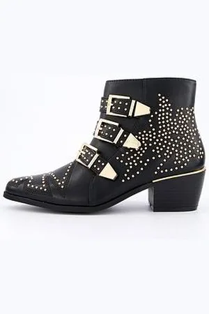 Very Summer Buckle Western Ankle Boot