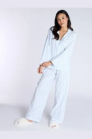 Boux Avenue Woven Cotton Stripe Ls Revere - Mix