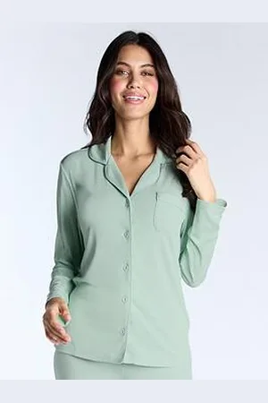 Boux Avenue Rib Modal Revere Top - Sage