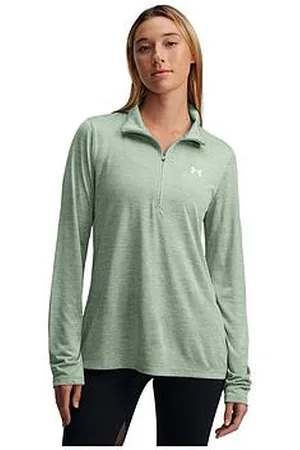 Under Armour Womens Training Tech Twist 1/2 Zip Top - Green