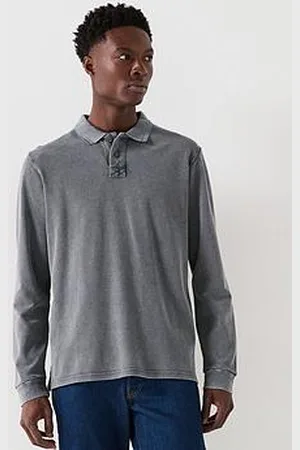 Very Man Garment Dyed Longsleeve Pique Polo