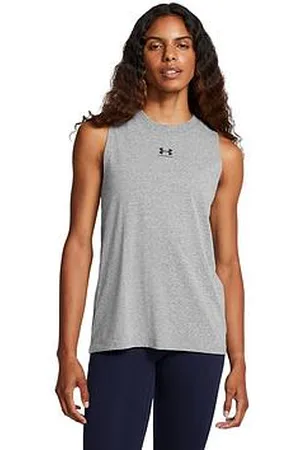 Under Armour Womens Training Rival Muscle Tank - Grey