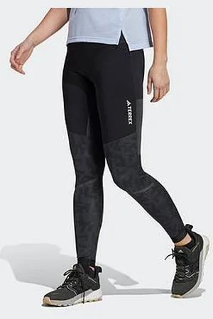 adidas Womens Agr Trail Running Tight - Dark Grey