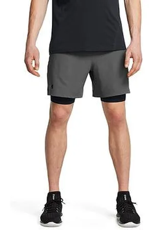 Under Armour Mens Training Vanish Woven 2 In 1 Shorts - Grey