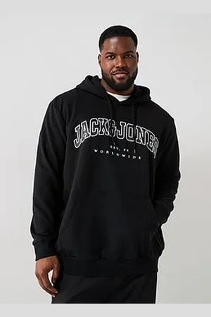 JACK & JONES Plus Size Caleb Varsity Hoodie