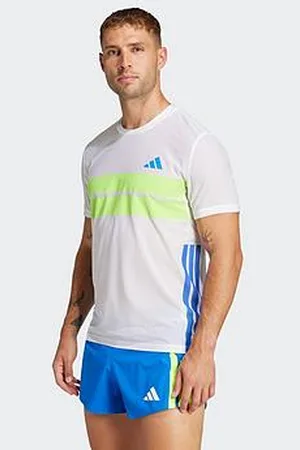 adidas Mens Running Adizero T-Shirt - White