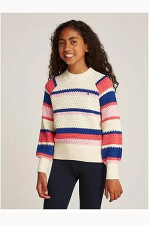 Tommy Hilfiger Girls Raglan Sleeve Sweater
