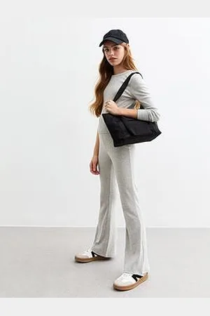 New Look Girls Flared Stretch Cotton Leggings