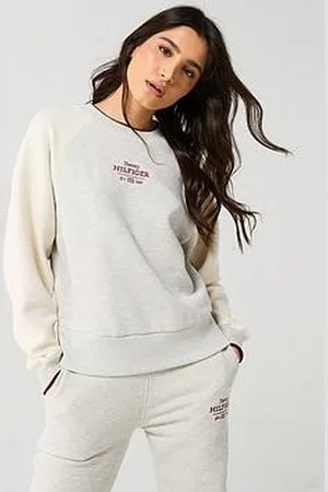 Tommy Hilfiger Monotype Logo Textured Sweatshirt