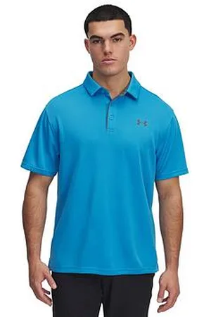 Under Armour Mens Golf Tech Polo - Blue