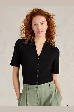 White Stuff Annie Short Sleeve Jersey Shirt