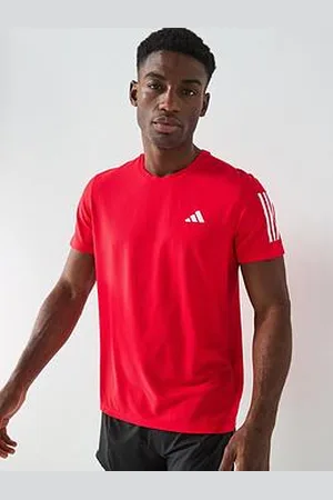 adidas Mens Running Own The Run T-Shirt - Red