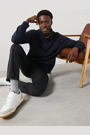 MANGO Bola Long Sleeved Collared Polo Neck Sweatshirt