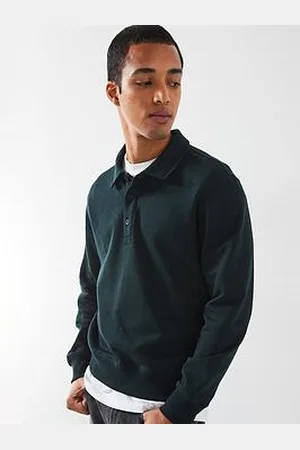 MANGO Bola Long Sleeved Collared Polo Neck Sweatshirt