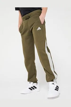 adidas Junior Boys Seasonal Essentials Colorblock Joggers - Green