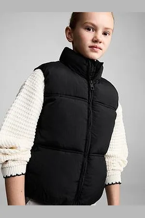 MANGO Girls Short Padded Gilet