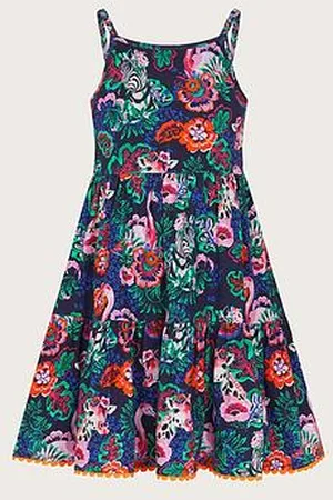 Monsoon Girls All Over Wild Animal Sleeveless Dress