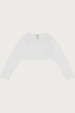 Monsoon Girls Niamh Pearl Cardigan
