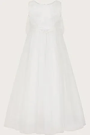 Monsoon Girls Alianthe Bridesmaid Maxi Dress - Ivory