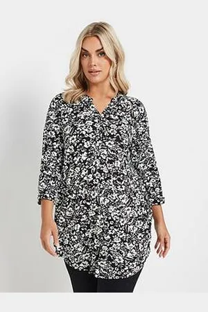 Yours Curve Jersey Long Sleeve Blouse