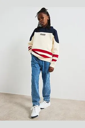 Tommy Hilfiger Boys Monotype Striped Colour Block Hoodie