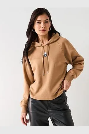 HUGO BOSS Emaes 2 Logo Hoodie - Beige
