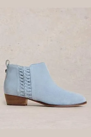 White Stuff Willow Weave Ankle Boot