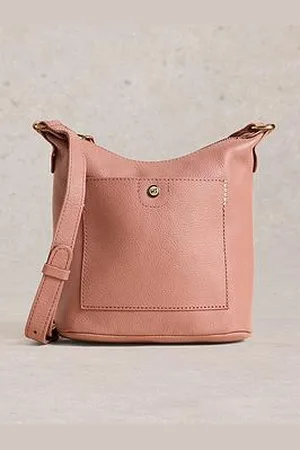 White Stuff Mini Fern Leather Crossbody