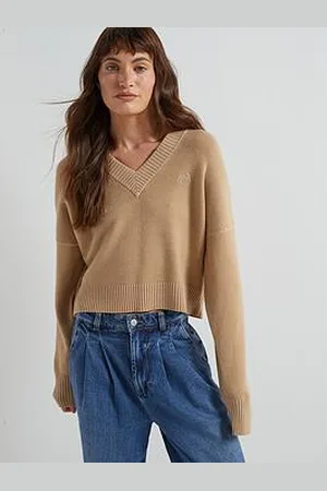 HUGO BOSS Sester Long Sleeve V-Neck Jumper
