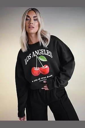 Yours Curve Cherry Sweatshirt