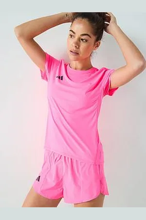 adidas Womens Running Adizero T-Shirt - Pink