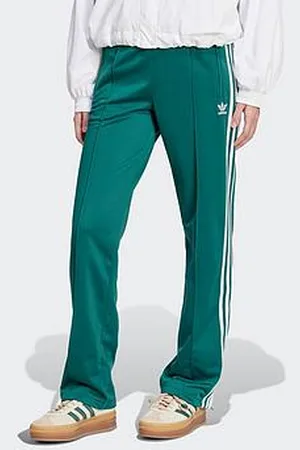 adidas Womens Classics Firebird Tracksuit Bottoms - Green