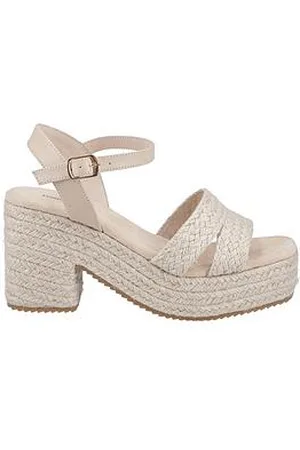 Hush Puppies Jamelia Espadrille Heel - Off White